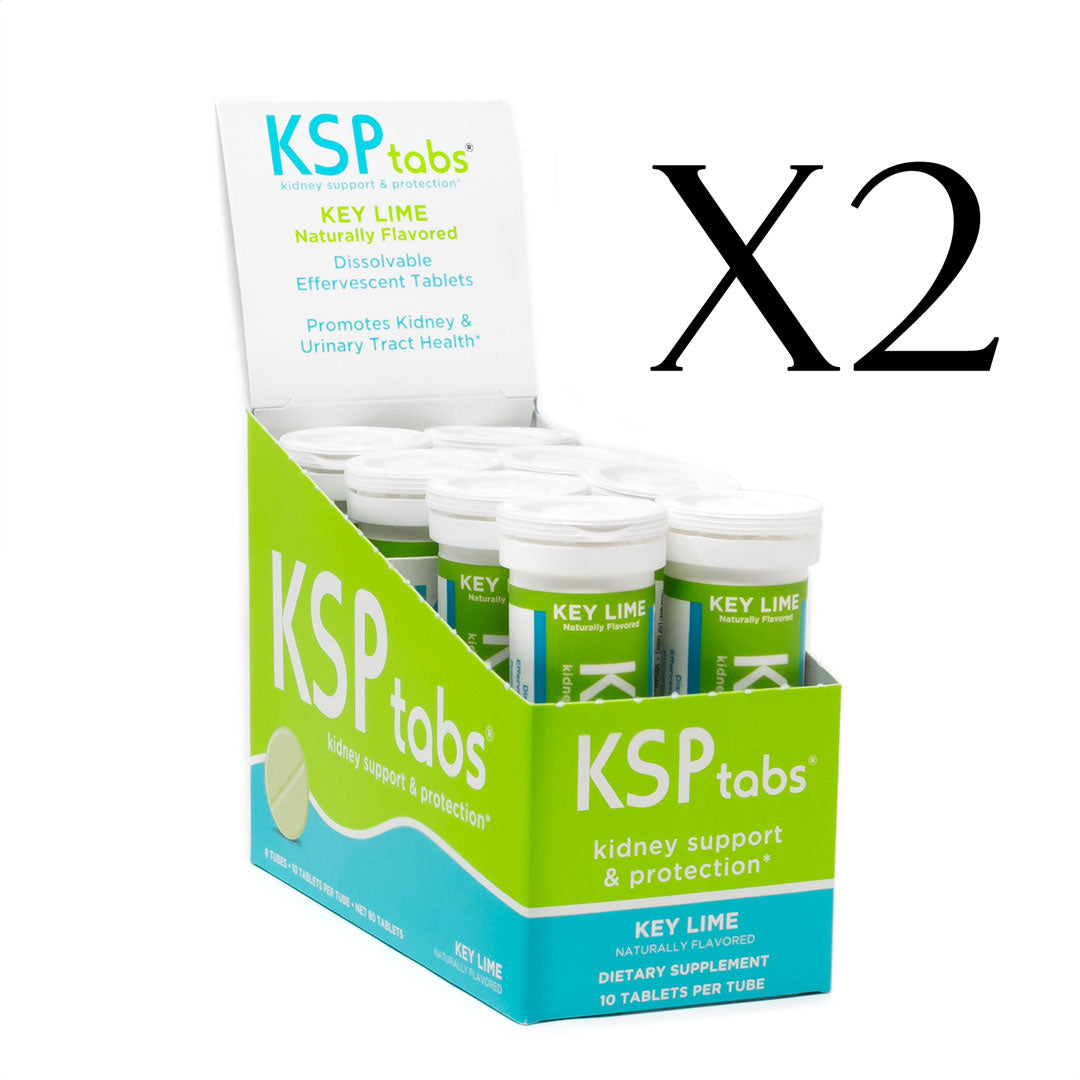 Two boxes of Lime KSP tabs