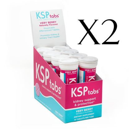 Two boxes of Berry KSP tabs